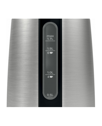 Bosch Design Line TWK3P420, kettle (stainless steel / black, 1.7 liters)