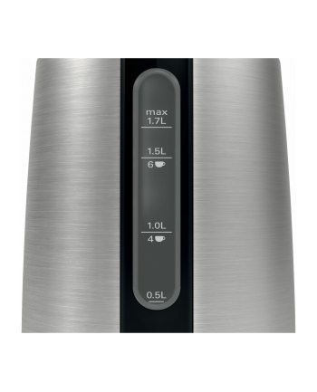 Bosch Design Line TWK3P420, kettle (stainless steel / black, 1.7 liters)