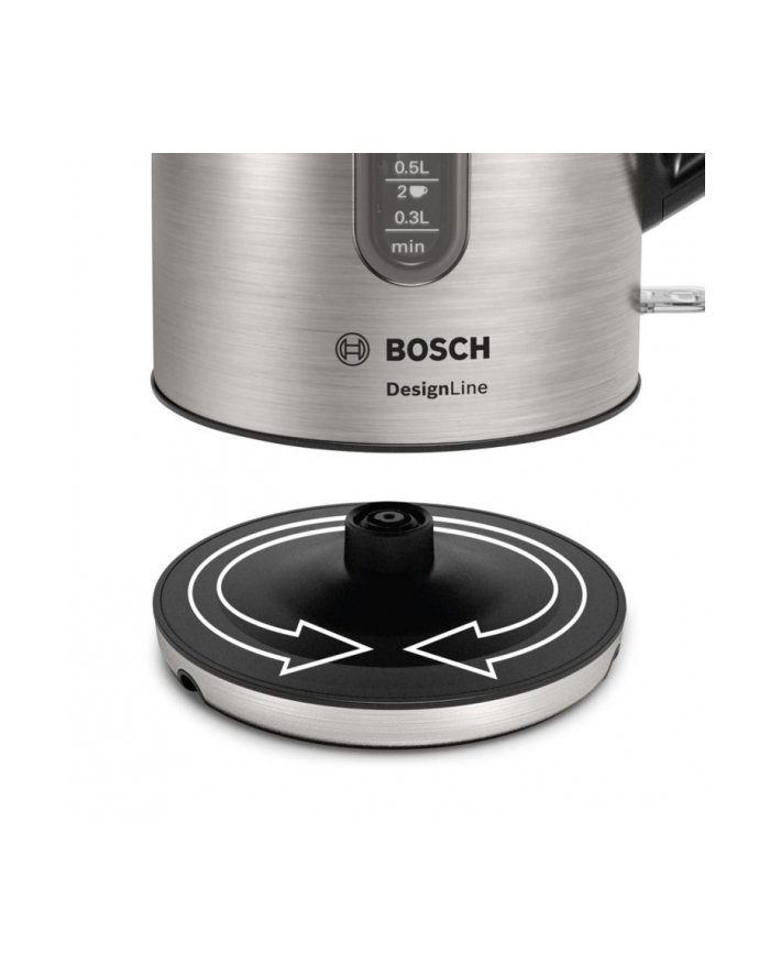 Bosch Design Line TWK4P440, kettle (stainless steel / black, 1.7 liters) główny