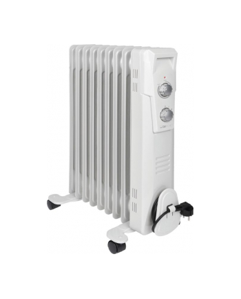 Clatronic oil radiator RA 3736 (White, 9 heating ribs)
