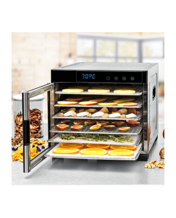 Rommelsbacher Automatic Food Dehydrator DA 900 (stainless steel / black)