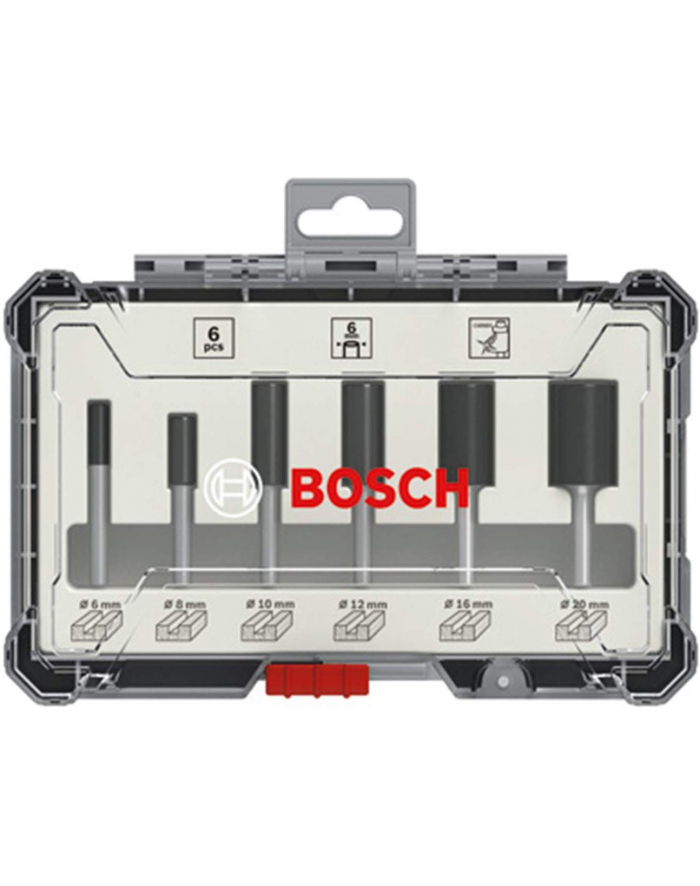 bosch powertools Bosch cutter set 6 pcs Straight 6mm shank - 2607017465 główny
