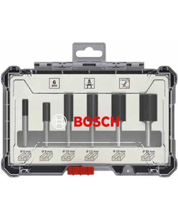 bosch powertools Bosch cutter set 6 pcs Straight 6mm shank - 2607017465