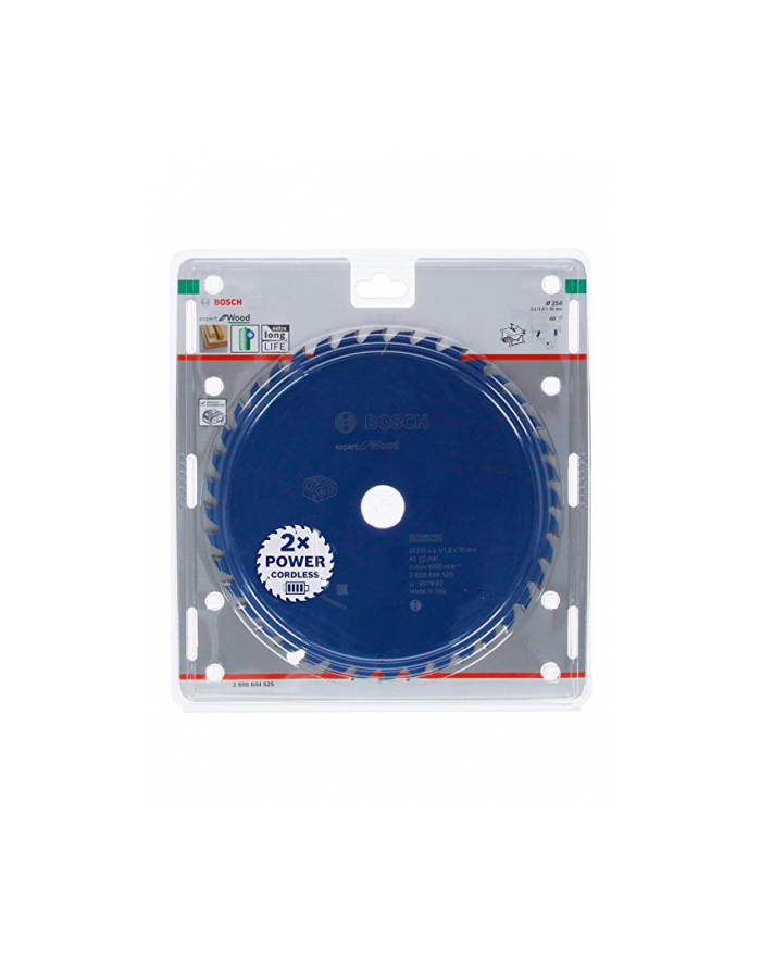 bosch powertools Bosch circular saw blade EfW 254x30x2.1 / 1.6x40T - 2608644525 główny