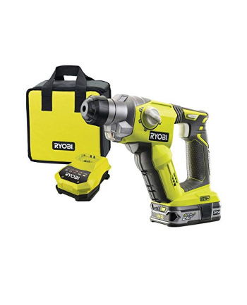 Ryobi Cordless Hammer R18SDS-125S, 18 Volt, hammer (green / black, Li-Ion battery 2.5Ah)