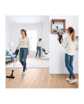 Bosch BBS611PCK, upright vacuum cleaner (black / blue)