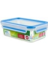 EMSA Clip & Close Frischhaltedose (transparent / blue, 1.0 liter, classical format) - nr 8
