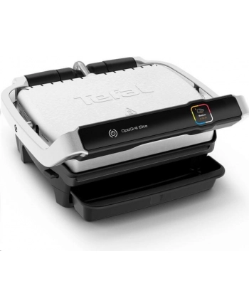Grill elektryczny Tefal Optigrill Elite GC750D30 (Tradycyjny z płytą; 2000W; kolor srebrny)