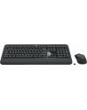 Zestaw klawiatura + mysz membranowa Logitech 920-008678 (USB 2.0; (BE); kolor czarny) - nr 4