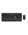 Zestaw klawiatura + mysz membranowa Logitech 920-008678 (USB 2.0; (BE); kolor czarny) - nr 29