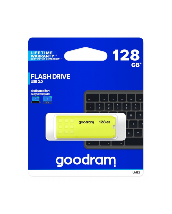 GOODRAM FLASHDRIVE 128GB UME2 USB 2.0 YELLOW