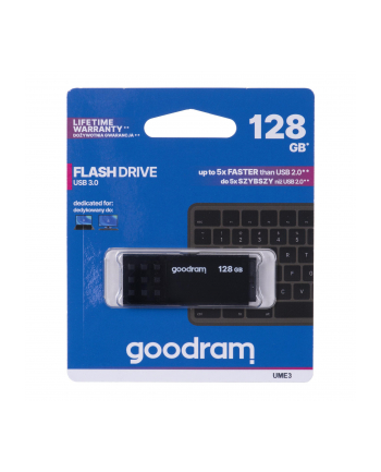 GOODRAM FLASHDRIVE 128GB UME3 USB 3.0 BLACK