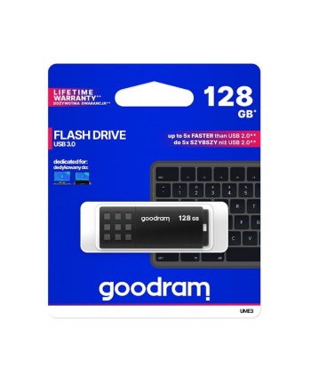 GOODRAM FLASHDRIVE 128GB UME3 USB 3.0 BLACK