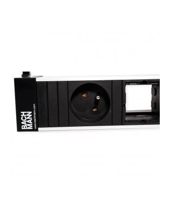 Listwa blatowy Bachmann 916003 (1 x UTE  2 x wolne miejsce; 0 10m; kolor czarny)