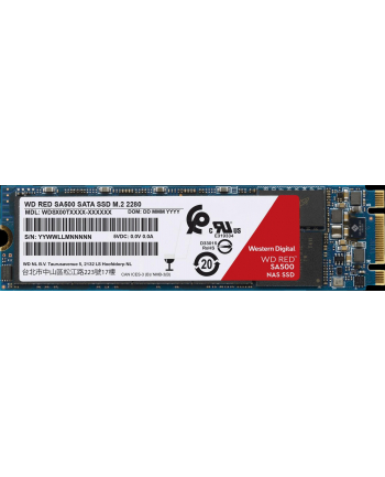 Dysk WD Red WDS500G1R0B (500 GB ; M2; SATA III)