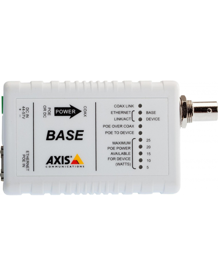 axis Zestaw adapterów koncentrycznych PoE+ T8640 over Coax główny