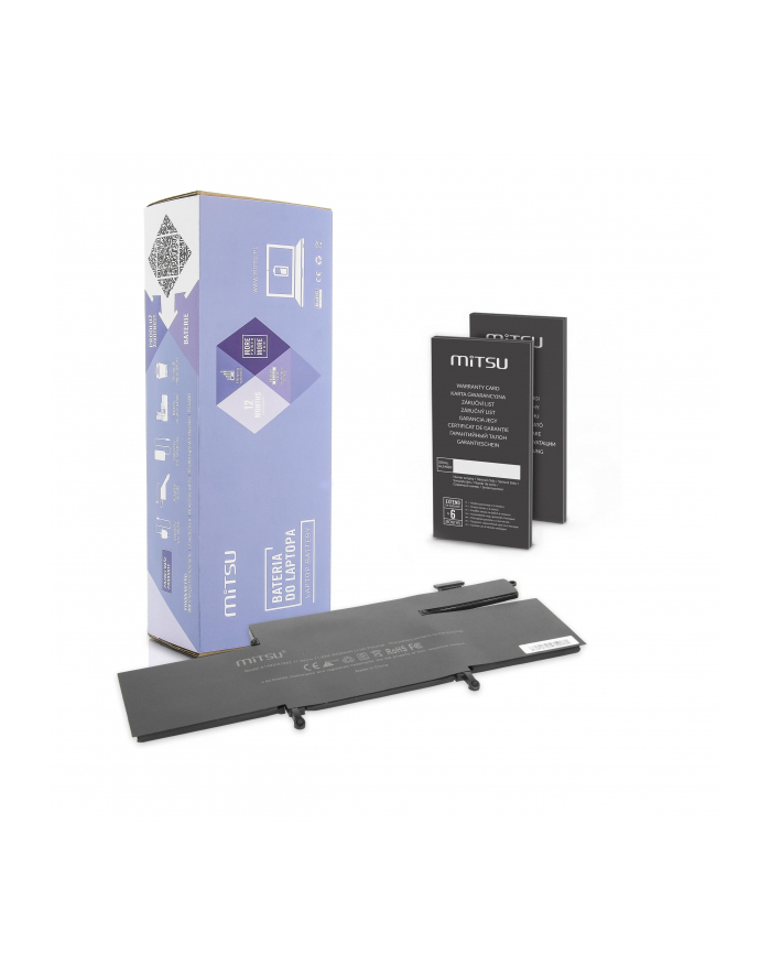 Bateria do laptopa MITSU BC/AP-A1502 5BM299 (718 Wh; do laptopów Apple) główny