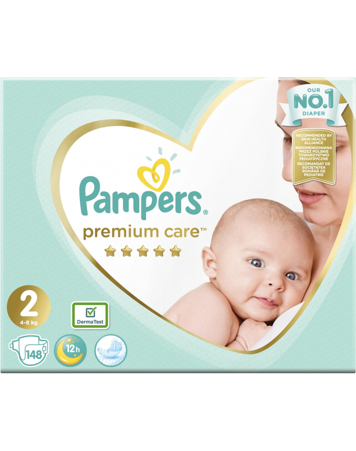 Pampers Zestaw pieluch Premium Care Mega Box 2 (4-8 kg); 148 główny