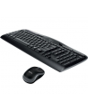 Zestaw klawiatura + mysz membranowa Logitech 920-003984 (USB 20; (BE); kolor czarny) - nr 1