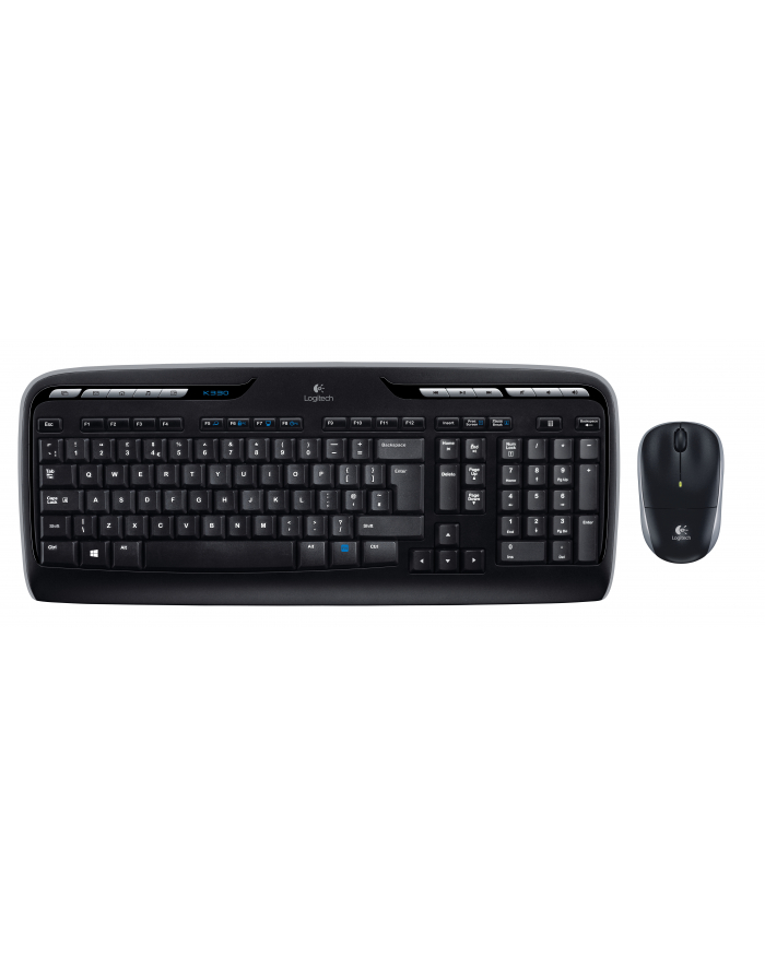 Zestaw klawiatura + mysz membranowa Logitech 920-003984 (USB 20; (BE); kolor czarny) główny