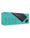 Zestaw klawiatura + mysz membranowa Logitech 920-003984 (USB 20; (BE); kolor czarny) - nr 9