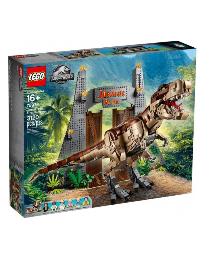 LEGO 75936 Jurassic World Jurassic Park: T. Rex's devastation, construction toys główny