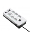 Listwa przeciwprzepięciowa EATON PB6UF (6 x UTE; 10 A; kolor biały) - nr 11
