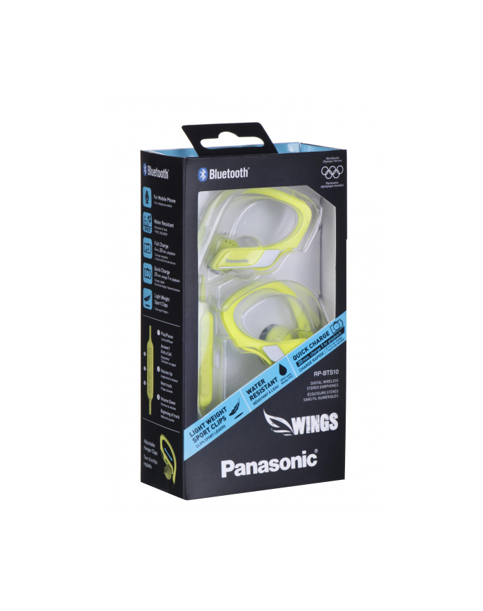 Słuchawki Panasonic RP-BTS10E-Y (Bluetooth; kolor żółty główny