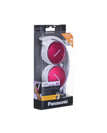 Słuchawki Panasonic RP-HF300ME-P (nauszne; TAK; kolor różowy