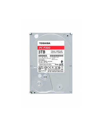 Dysk Toshiba P300 HDWD240UZSVA (4 TB ; 35 ; SATA III; 128 MB; 5400 obr/min)