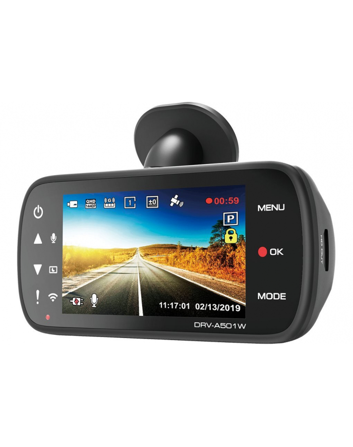 Rejestrator jazdy KENWOOD DRV-A501W - GPS/WiFi główny
