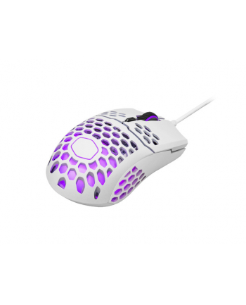 Mysz komputerowa Cooler Master MM711 RGB MM-711-WWOL1 (optyczna; 16000 DPI; kolor biały)