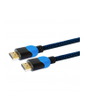 Kabel SAVIO GCL-02 (HDMI M - HDMI M; 1 8m; kolor czarno-niebieski) - nr 7