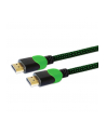 Kabel SAVIO GCL-06 (HDMI M - HDMI M; 3m; kolor czarno-zielony) - nr 7
