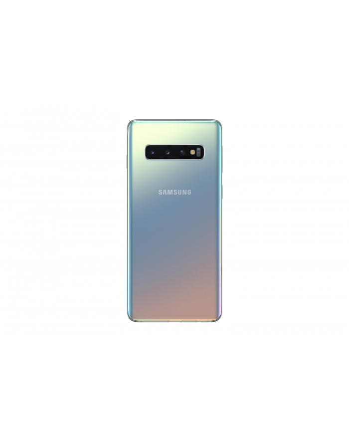 Smartfon Samsung Galaxy S10 128GB Prism Silver (6 1 ; Dynamic AMOLED; 3040x1440; 8GB; 3400mAh) główny