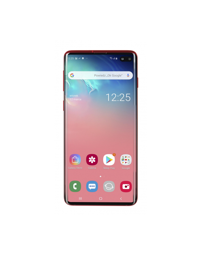 samsung electronics polska Smartfon Samsung Galaxy S10+ 128GB Cardinal Red (6 4 ; Dynamic AMOLED; 3040x1440; 8GB; 4100mAh) główny
