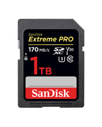 SanDisk Extreme PRO 1 TB SDXC, memory card (UHS-I U3, C10, V30)