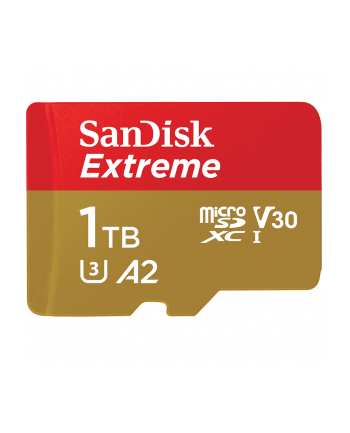 SanDisk Extreme 1 TB microSDXC, memory card (UHS-I U3, C10, V30, A2)