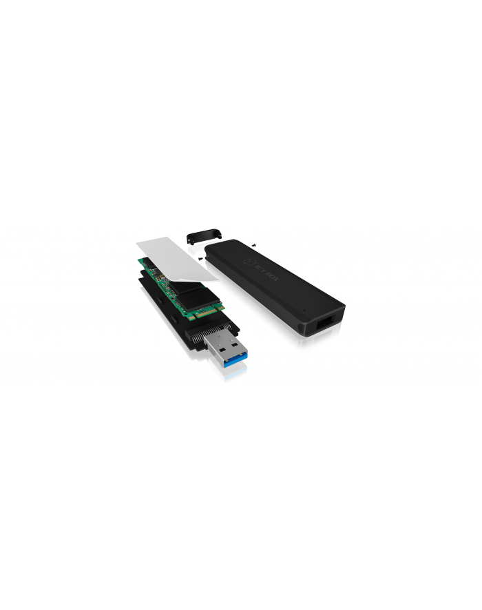 ICY BOX IB-1818-U31, drive enclosure (black, USB-A 3.2 (10 Gbit / s)) główny