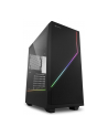Sharkoon RGB FLOW, tower case (black, side panel of tempered glass) - nr 36