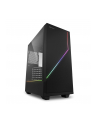 Sharkoon RGB FLOW, tower case (black, side panel of tempered glass) - nr 37