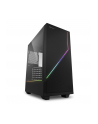 Sharkoon RGB FLOW, tower case (black, side panel of tempered glass) - nr 46
