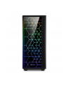 Sharkoon RGB LIT 100 tower case (black, front and side panel of tempered glass) - nr 11