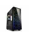Sharkoon RGB LIT 100 tower case (black, front and side panel of tempered glass) - nr 15