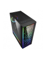 Sharkoon RGB LIT 100 tower case (black, front and side panel of tempered glass) - nr 17