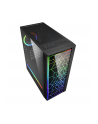 Sharkoon RGB LIT 100 tower case (black, front and side panel of tempered glass) - nr 25