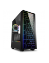 Sharkoon RGB LIT 100 tower case (black, front and side panel of tempered glass) - nr 39