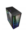 Sharkoon RGB LIT 100 tower case (black, front and side panel of tempered glass) - nr 48
