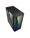Sharkoon RGB LIT 100 tower case (black, front and side panel of tempered glass) - nr 62