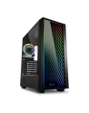 Sharkoon RGB LIT 200 tower case (black, front and side panel of tempered glass) - nr 1